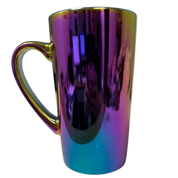 Starbucks 2022 Iridescent 16 oz Mug Pearl Finish VGUC - Picture 3 of 7